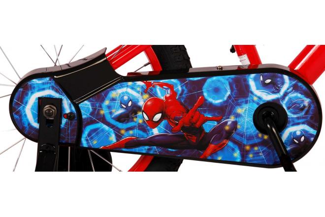 Vélo pour enfants Ultimate Spider-Man - Garçons - 16 pouces - Bleu/Rouge - Deux freins à main