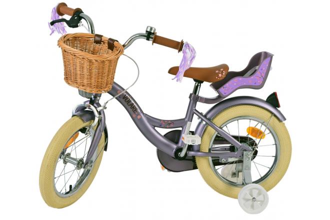 Vélo enfant Volare Blossom - Filles - 14 pouces - Violet [CLONE]