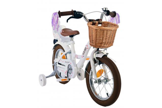Vélo enfant Volare Blossom - Filles - 14 pouces - Blanc [CLONE]