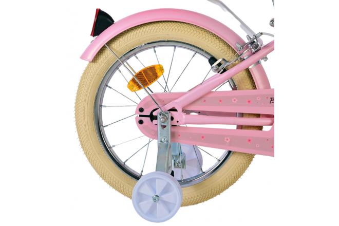 Volare Blossom Vélo enfant - Filles - 16 pouces - Rose - Freins à deux mains [CLONE]