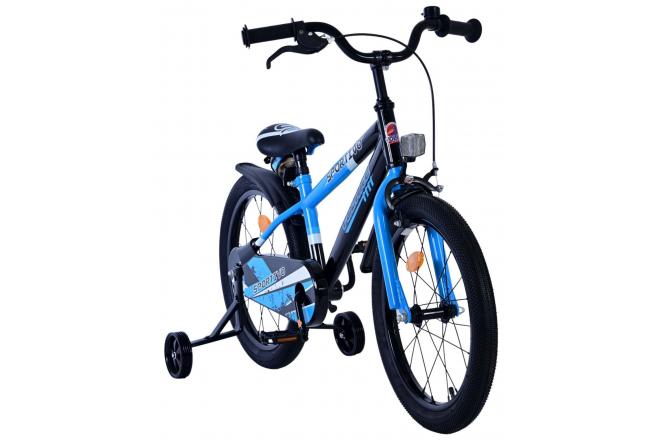 Volare Sportivo Vélo enfant - Garçons - 18 pouces - Bleu Noir [CLONE]