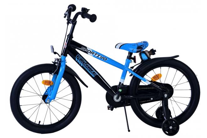 Volare Sportivo Vélo enfant - Garçons - 18 pouces - Bleu Noir [CLONE]