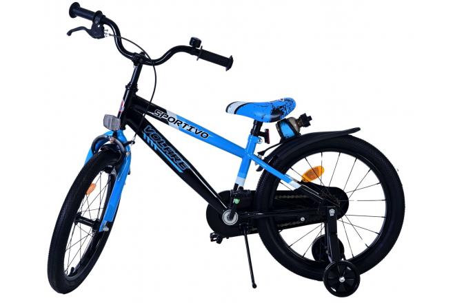 Volare Sportivo Vélo enfant - Garçons - 18 pouces - Bleu Noir [CLONE]