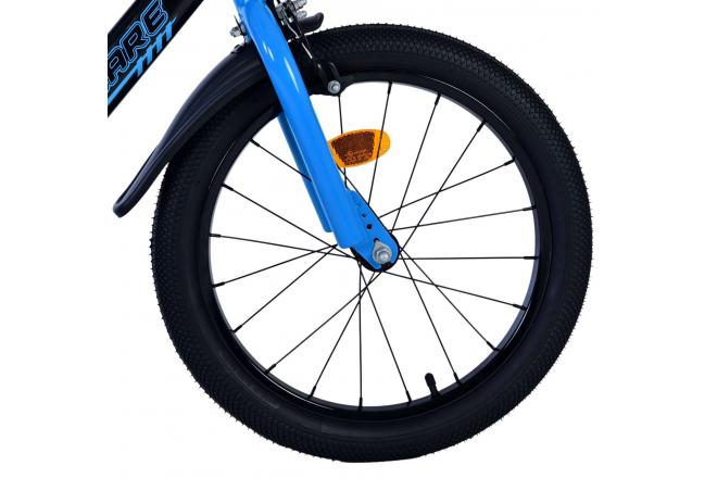 Volare Sportivo Vélo enfant - Garçons - 18 pouces - Bleu Noir - Freins à deux mains [CLONE]