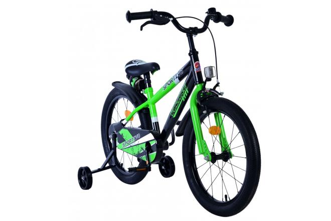Volare Sportivo Vélo enfant - Garçons - 18 pouces - Vert Noir [CLONE]