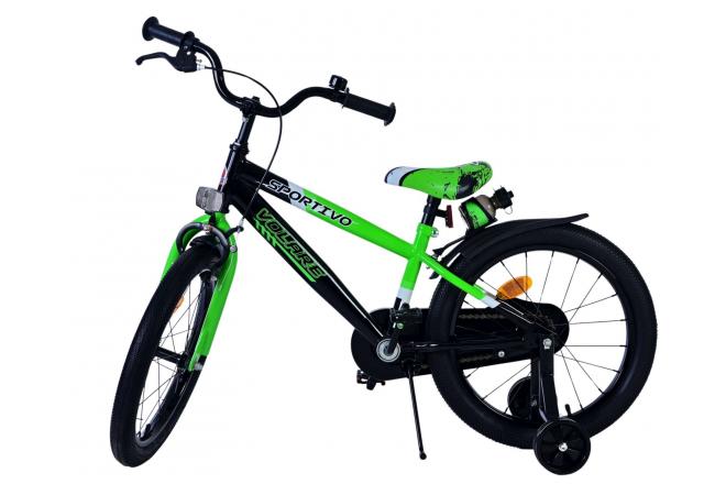 Volare Sportivo Vélo enfant - Garçons - 18 pouces - Vert Noir [CLONE]
