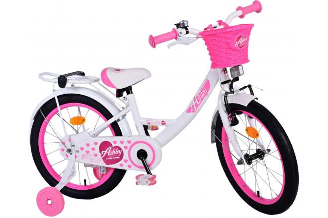 Vélo pour enfants Volare Ashley - Filles - 18 pouces - Blanc [CLONE]