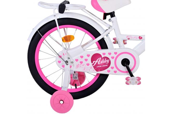 Vélo pour enfants Volare Ashley - Filles - 18 pouces - Blanc [CLONE]