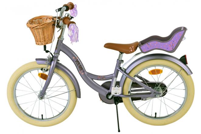 Vélo enfant Volare Blossom - Filles - 18 pouces - Violet [CLONE]