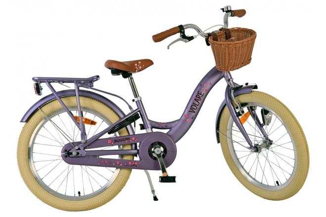 Vélo enfant Volare Blossom - Filles - 20 pouces - Violet