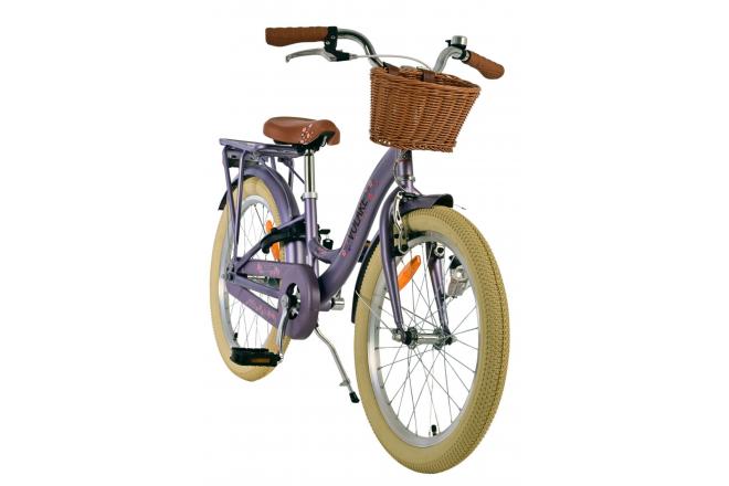 Vélo enfant Volare Blossom - Filles - 20 pouces - Violet