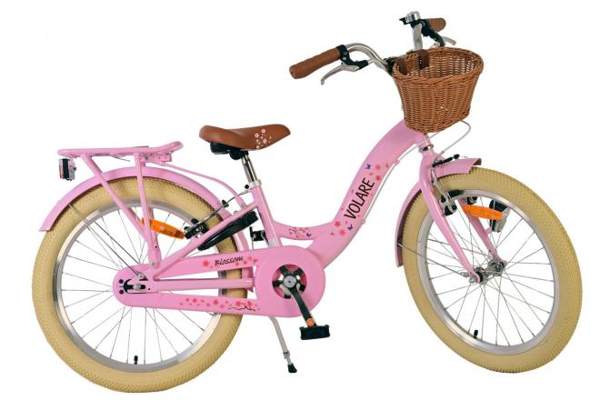 Volare Blossom Vélo enfant - Filles - 20 pouces - Rose - Freins à deux mains