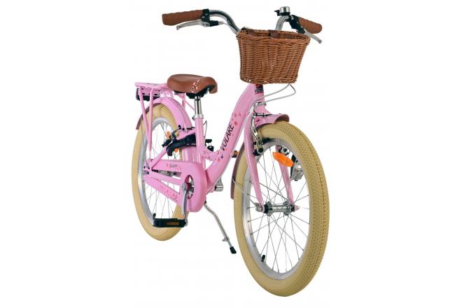 Volare Blossom Vélo enfant - Filles - 20 pouces - Rose - Freins à deux mains