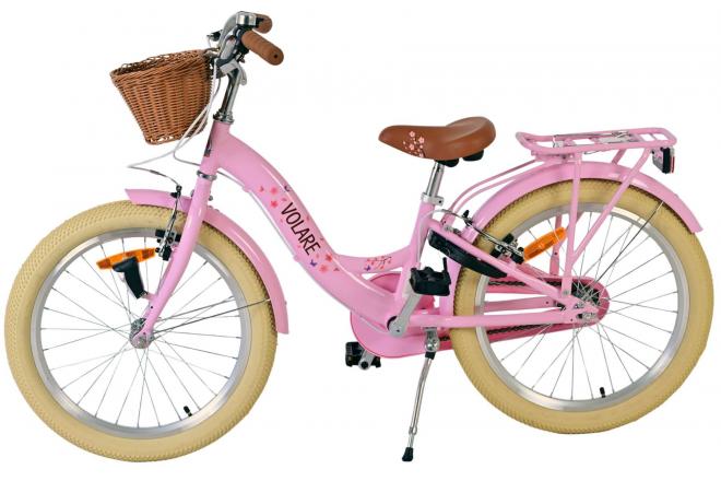 Volare Blossom Vélo enfant - Filles - 20 pouces - Rose - Freins à deux mains