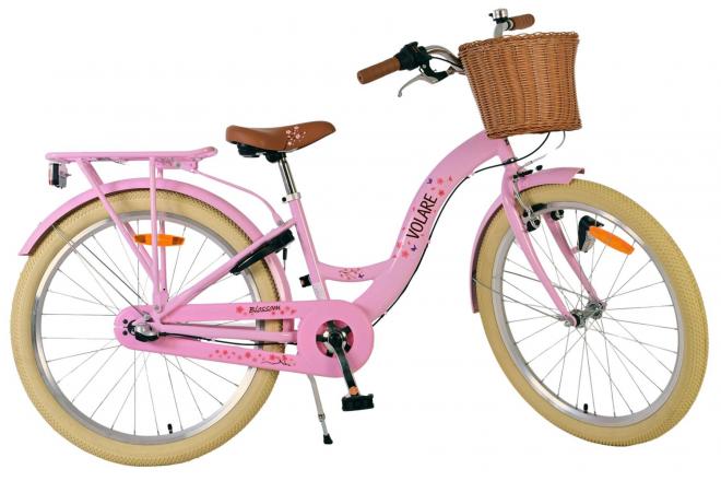 Volare Blossom Vélo enfant - Filles - 24 pouces - Rose- 3 vitesses