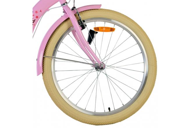 Volare Blossom Vélo enfant - Filles - 24 pouces - Rose - Freins à deux mains