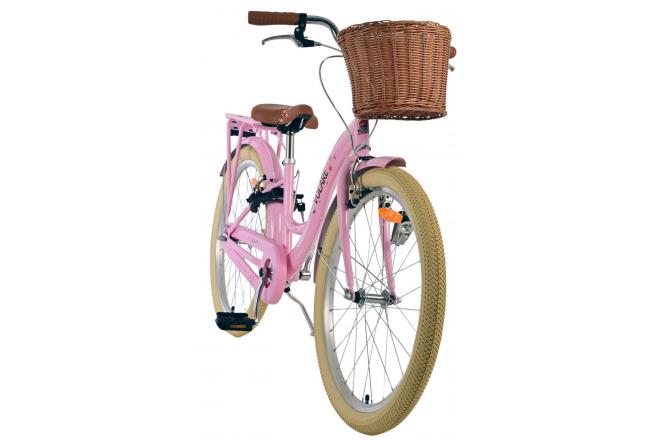 Volare Blossom Vélo enfant - Filles - 24 pouces - Rose - Freins à deux mains