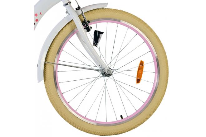 Volare Blossom Vélo enfant - Filles - 24 pouces - Blanc
