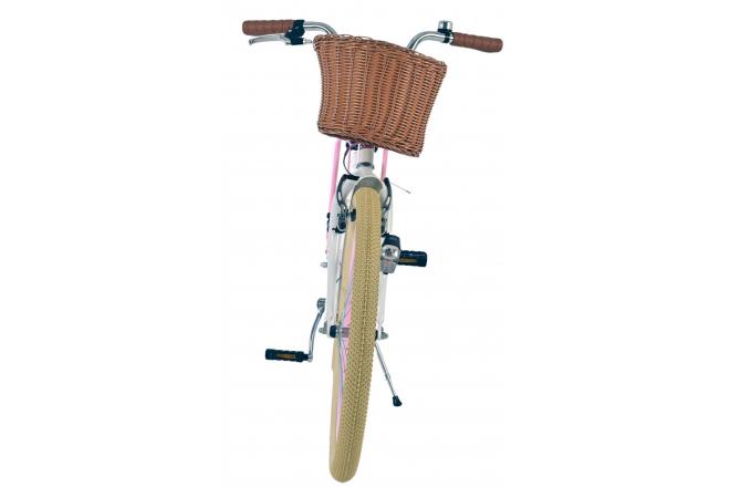 Volare Blossom Vélo enfant - Filles - 24 pouces - Blanc