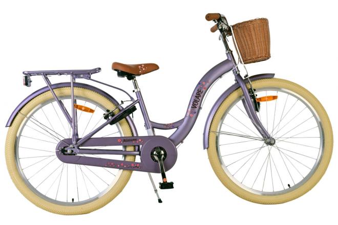 Volare Blossom Vélo enfant - Filles - 26 pouces - Violet - Freins à deux mains