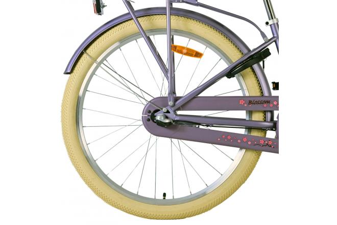 Volare Blossom Vélo enfant - Filles - 26 pouces - Violet - Nexus 3 vitesses