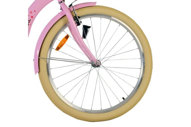 Vélo enfant Volare Blossom - fille - 26 pouces - rose