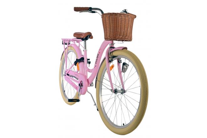 Vélo enfant Volare Blossom - fille - 26 pouces - rose