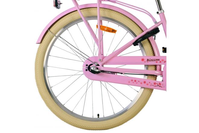 Vélo enfant Volare Blossom - Filles - 26 pouces - Rose - Nexus 3 vitesses