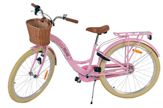 Vélo enfant Volare Blossom - Filles - 26 pouces - Rose - Nexus 3 vitesses