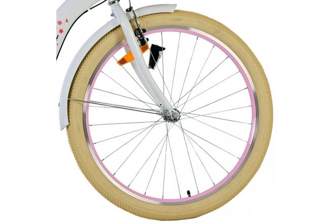 Volare Blossom Vélo enfant - Filles - 26 pouces - Blanc - Nexus 3 vitesses