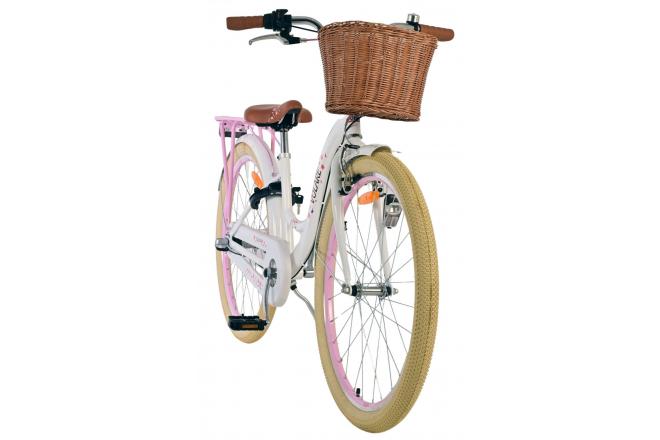 Volare Blossom Vélo enfant - Filles - 26 pouces - Blanc - Nexus 3 vitesses